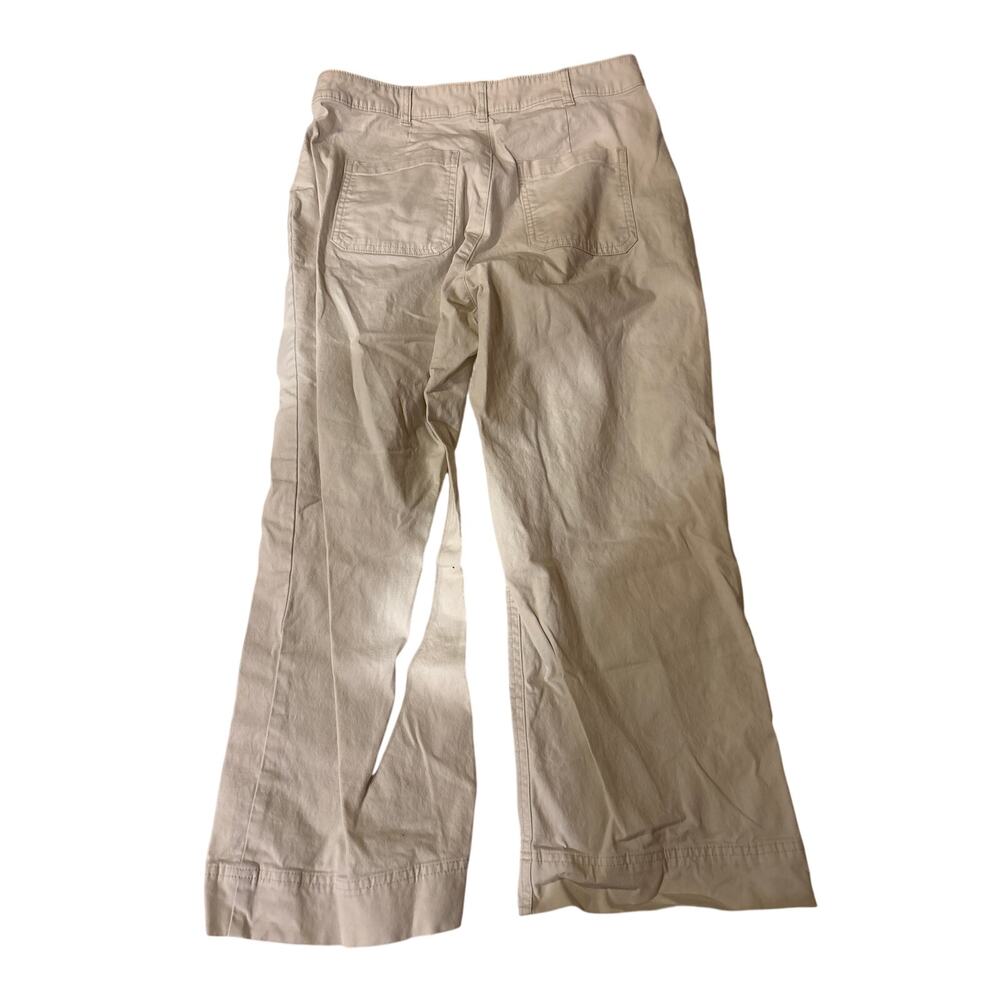 Gap high-rise wide leg size 10 off-white - Picture 4 of 6